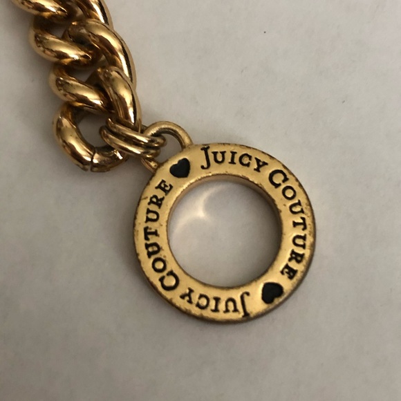Y2K Juicy Couture Gold Heart Locket Bracelet - Picture 9 of 17